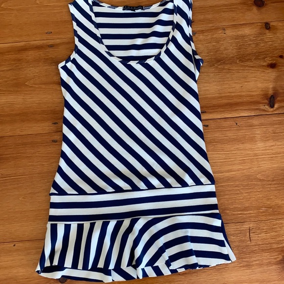 Navy and White Tunic - Picture 1 of 4